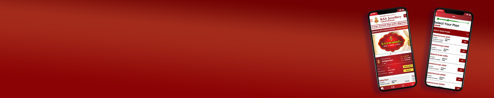 Srinithi Daily Gold Plan - Daily Jewellery Savings