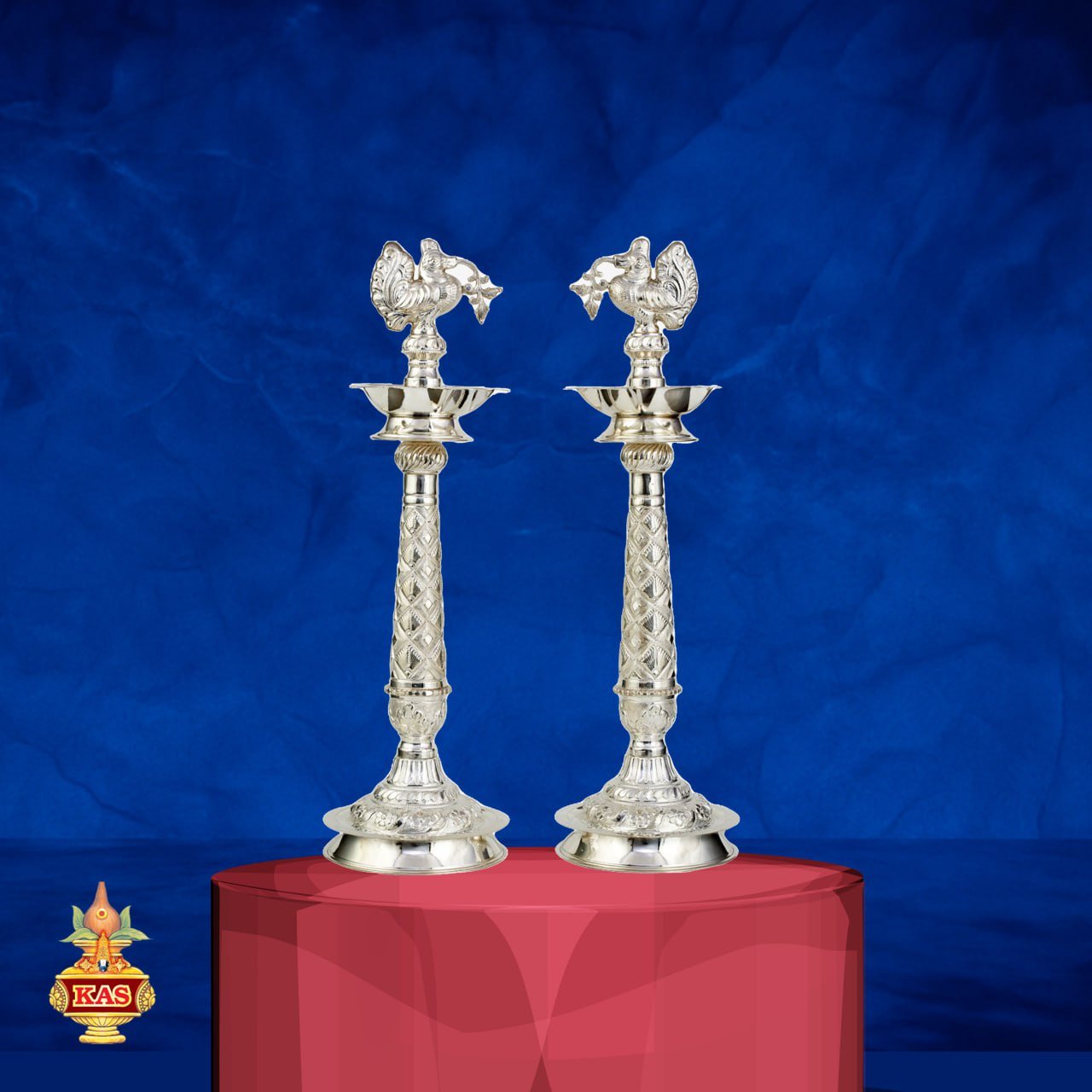 Silver Kuthu Vilakku - 250 GM